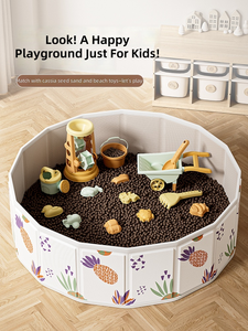 Juego de Juguetes de Arena para Niños con Piedras de Colores, Arena de Cerámica, Caja de Arena para <span class=keywords><strong>el</strong></span> Hogar, Kit de Excavación de Arena para Bebés - Product Image 6