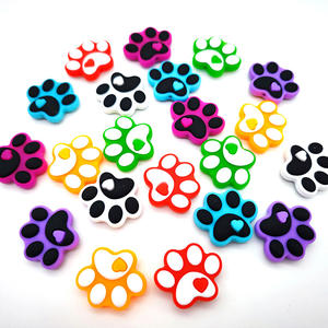 Perles de dentition en silicone pour bébé, de qualité alimentaire, non toxiques, multicolores, en gros, perles focales, stylos, bracelets, colliers, porte-clés - Product Image 1