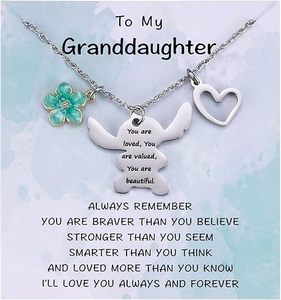 Collar de Acero Inoxidable con la Frase 'Ohana Significa Familia' de Ralukiia, Regalo de Joyería para Mujeres y Hombres - Product Image 5