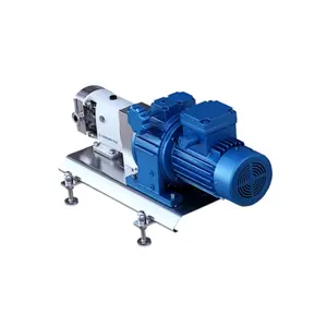 DONJOY TUL/TUR series sanitary rotary candy pumps high viscosity cheese lobe pump with explosion-proof motor