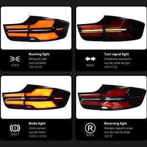 Nouvel ensemble de feux arrière LED <span class=keywords><strong>YX</strong></span> Auto Parts pour X6 E71 2008-2014, style G05, clignotants séquentiels, installation Plug & Play - Product Image 2