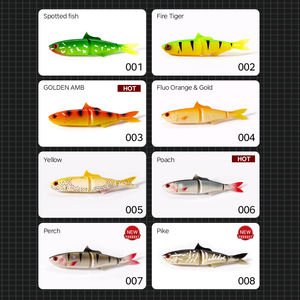 Hunthouse 120mm/16g esca da pesca morbida esca cannibale Wobblers PVC Soft Swimbait Hard esche in metallo - Product Image 5