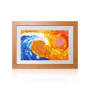 10.1 Inch Smart Wifi Houten Digitale Fotolijst Speelt Avi & Mp4 <span class=keywords><strong>Video</strong></span> 'S & Mp3 Audio Met Lcd Klok Functie Ons Plug - Product Image 4