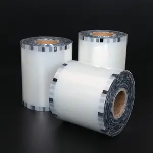 blank180mm and 220mm width cup sealing film roll for cover food tray or cup packaging use for sealing machine