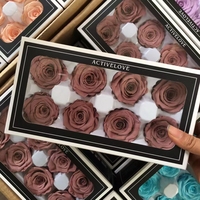 Vente en gros de roses naturelles douces Rêves de grade A 50 couleurs Infini immortel éternel pour toujours Stabilisé Roses conservées dans une boîte-cadeau Roses entières