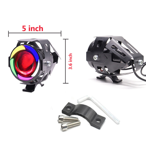 Faro Delantero LED U7 para Motocicleta, Luces <span class=keywords><strong>Auxiliares</strong></span> Brillantes de Colores, Gran Venta - Product Image 4