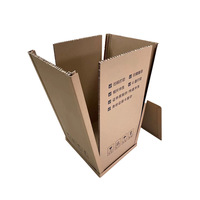 Boîte en carton alvéolé robuste sur mesure, pliable, en papier épaissi, pour l'emballage d'électronique, l'exportation, la logistique et les machines légères