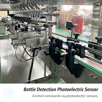Machine de remplissage automatique 400BPH pour liquides (huiles, lubrifiants, huiles comestibles) en bidons et jerricans, avec suivi de poids et fonction de suivi des produits