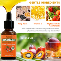 FATAZEN OEM Meilleur prix Huile essentielle de Batana pure naturelle Huile de Batana brute naturelle biologique du Honduras pour la croissance des cheveux