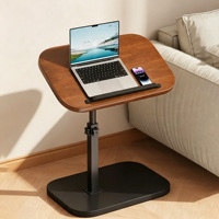 Canapé de salon qui peut être déplacé à l'horizontal et à la verticale. Table de chevet de chambre à coucher. Petite table basse. Table d'appoint Lazyboy moderne et simple