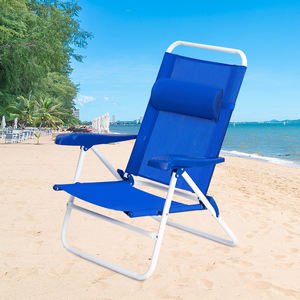 Dingsheng <span class=keywords><strong>เก้าอี้</strong></span>ชายหาดพักผ่อ<span class=keywords><strong>น</strong></span>ด้วยมือทำจากพลาสติกปรับได้พับได้ตั้งแคมป์สวนชายหาด - Product Image 1