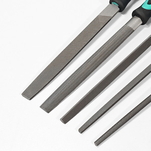 Xinzhi Penggong 5 Piece Carbon Steel File Set 200mm Flat Bastard Cut For Grinding And Polishing - Product Image 4