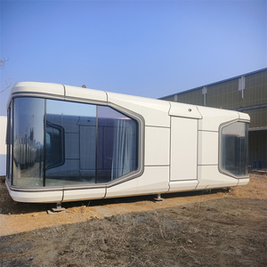 Vendita popolare di <span class=keywords><strong>Design</strong></span> modulare di fascia alta arredato prefabbricato casa <span class=keywords><strong>Mobile</strong></span> 40Ft capsula spaziale camera d'albergo dal fornitore della Cina - Product Image 5