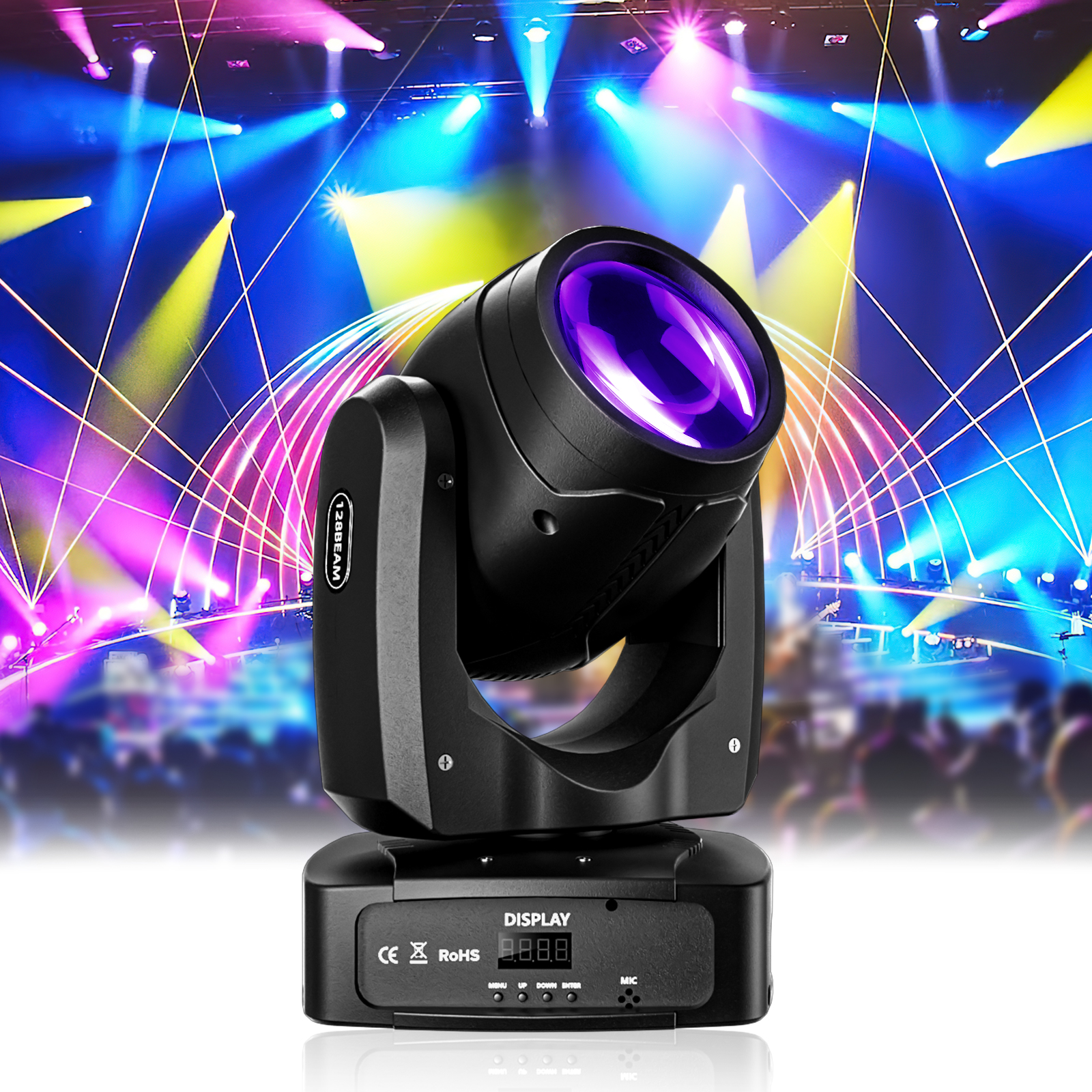 早い者勝ち✨150W ムービングヘッド LED DMX512 スポットビーム バーに適した高輝度150WビームDmx512ステージライトチャンネル