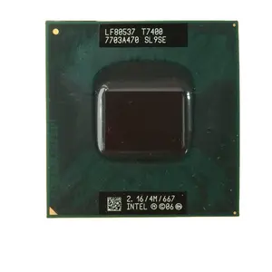 Mobile CPU T7400/SL9SE cheap price Core2 Duo laptop CPU