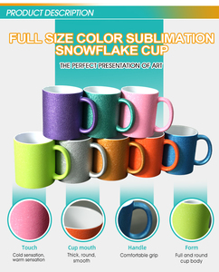 <span class=keywords><strong>Taza</strong></span> de Cerámica Cambiante de Color a <span class=keywords><strong>Precio</strong></span> de Fábrica, 11 oz, <span class=keywords><strong>Taza</strong></span> Mágica con Brillo y Asa Redonda para Sublimación - Product Image 6