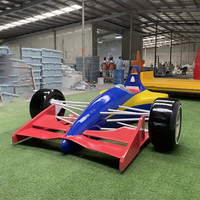 Cockpit de simulateur de course VR sur mesure en fibre de verre haute résistance pour le divertissement commercial, fabrication de précision OEM ODM