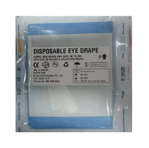 Drap ophtalmique stérile personnalisable de qualité médicale, barrière chirurgicale pour interventions oculaires et instruments optiques/lentilles - Product Image 6
