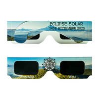 2026 CE certifié papier personnalisé éclipse solaire lunettes Protection UV verres polarisés impression CMJN lunettes de sécurité tactiques