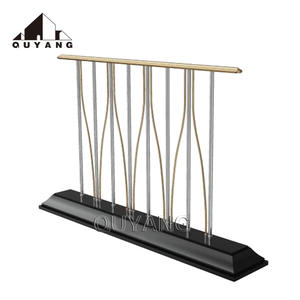 <span class=keywords><strong>Balustrade</strong></span> française de <span class=keywords><strong>balustrade</strong></span> de <span class=keywords><strong>balustrade</strong></span> de <span class=keywords><strong>balustrade</strong></span> de <span class=keywords><strong>balustrade</strong></span> d'escalier en hêtre doré et laiton de luxe de conception moderne pour balcon de villa - Product Image 5