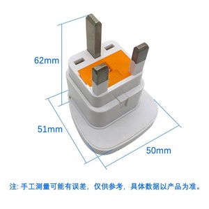 Adaptateur de voyage universel 3 broches en cuivre pour Royaume-Uni avec fusible 13A, convertisseur de prise pour États-Unis, Australie, UE, France, Allemagne, Japon, CE - Product Image 4