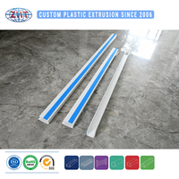 Profil d'extrusion personnalisé en PVC/ABS/PP/PE pour rail de glissière de rideau et rail de guidage de volet roulant