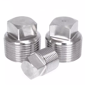 공장 도매 스테인레스 스틸 316 사각 헤드 코어 플러그 파이프 피팅 1/8 1/4 클래스 <span class=keywords><strong>2</strong></span> ''NPT 남성 스레드 BSPP BSPT 부드러운 - Product Image 2