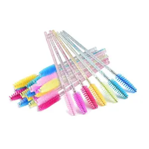 Pinky Leem WholesaleLash temizleme fırçası salonu kristal kirpik temizleyici fırça tek kullanımlık maskara değnek kirpik fırçası