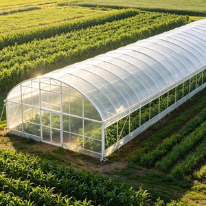 500M2 Single-Span Film Plastic Frame Strawberry Plastic Film High Tunnel Greenhouses <strong>Agriculture</strong> - Product Image 4