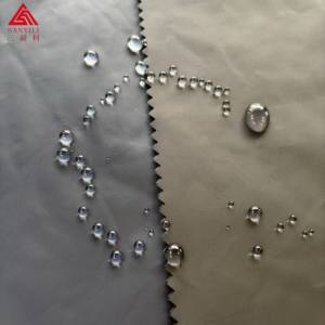 100% Lightproof Waterproof Outdoor <strong>Polyester</strong>/<strong>Nylon</strong> Taffeta Fabric with Full Shading Black PU <strong>Coated</strong> for Car Bag Tent Umbrella - Product Image 4