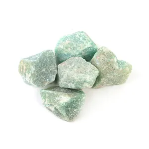 Piedras de piedra natural azul amazonita, piedras naturales curativas, a precio de fábrica