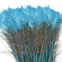 Plumes de paon rose de carnaval, vente en gros, 28-32 pouces