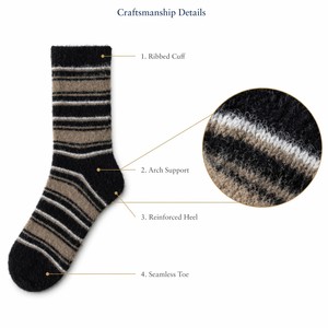 Calcetines Elegantes para Mujer, Personalizados OEM, de Terciopelo <span class=keywords><strong>Mahai</strong></span>, con Costuras Horizontales, Antibacterianos, Desodorantes y Transpirables - Product Image 2