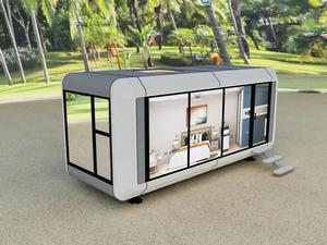 Nuovo <span class=keywords><strong>Design</strong></span> Apple Cabin Smart <span class=keywords><strong>Space</strong></span> Capsule: Serra Prefabbricata Ecologica e Container per Hotel, Campeggi e Agriturismi - Product Image 2