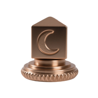 Capuchon de parfum en aluminium A380 robuste, plaqué or, pour flacon, de Guangdong OEM/ODM