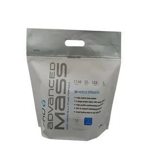 In kỹ thuật số kích thước lớn Nhiệt Con dấu dây kéo khóa túi nhựa Matcha sô cô la bột protein gói đứng lên túi