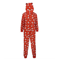 Pyjama à manches longues pour automne et hiver, combinaison imprimée de dessin animé père noël, mode parent-enfant