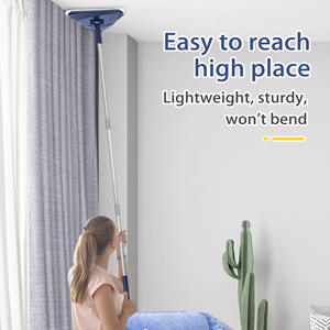 ไม้ถูพื้นสามเหลี่ยมปรับได้พร้อมผ้าถูพื้นหัวหมุนได้360องศาสำหรับทำความสะอาดบ้าน - Product Image 3