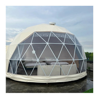 Hôtel de luxe Camping Tentes Imperméable Gonflable Clair Géodésique Glamping Dôme Maison Tente pour Tourle Resort