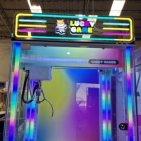 Machine à griffes à monnayeur, prix d'usine en gros, équipement de jeu d'arcade avec design coloré