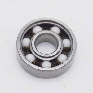 Roulement hybride en céramique lisse, haute vitesse, durable, avec anneaux extérieur et intérieur en acier chromé, roulement 608 ouvert pour roulement de skateboard - Product Image 3