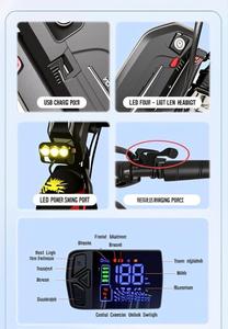 2025 potente silla de ruedas eléctrica con Motor extraíble batería de litio silla de ruedas plegable con control remoto silla de ruedas eléctrica - Product Image 5
