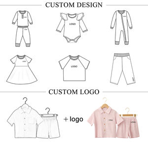 Ucuz promosyon hediye yaz bebek iki adet serin kısa kollu elastik kemer bebek kız ve erkek genel kıyafetler - Product Image 4