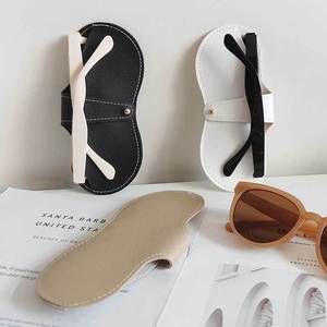 Candy Colored Leather Eyeglasses <b>Case</b> U Shape Soft Portable <b>Sunglasses</b> Protective Cover <b>for</b> Women Men Summer 2023 - Product Image 4