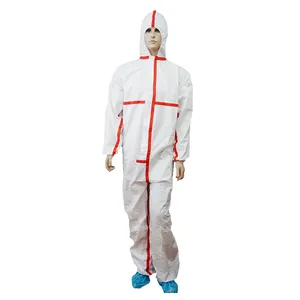Disposable Heating Sealed Taped Safety Coveralls Manufacture