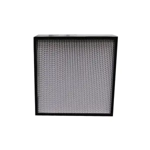 Industrial Aluminium Frame Deep Pleat HEPA Box Air Filter for Laminar Air Flow Hood