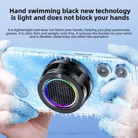 X108 affichage numérique téléphone refroidisseur anneau lumière réglage à trois niveaux magnétique pince arrière PC glace semi-conducteur accessoires de jeu