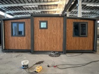 Casas Prefabricadas Portátiles Modernas y Ecológicas de Lujo, Casas Contenedor Móviles de Acero de 20 pies y 40 pies, con Baño y Colores Personalizados