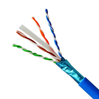 Cable Ethernet FTP Blindado Cat6 Premium de 305m, 1000Mbps, Cables de Comunicación LAN Gigabit para Exteriores