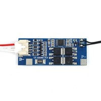Module BMS PCM 4S LiFePO4 5A 10A 20A avec capteur de température et équilibrage pour batterie lithium, idéal pour éclairage solaire LED de rue